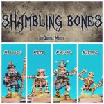 Old school metal skeletons – Shambling Bones Kickstarter
